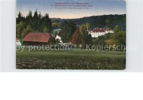 Dippoldiswalde Osterzgebirge Waldschaenke zur Heidemuehle Kat. Dippoldiswalde