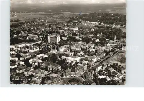 Erlangen Fliegeraufnahme Universitaetsstadt Kat. Erlangen