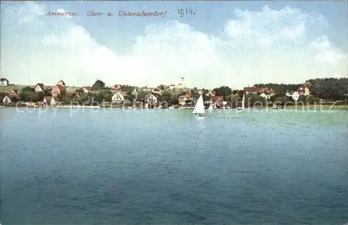 Oberschondorf Unterschondorf Ammersee Kat. Schondorf a.Ammersee