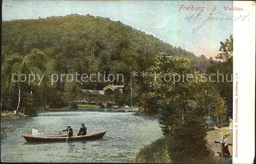 Freiburg Breisgau Waldsee Kat. Freiburg im Breisgau