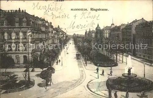 Mannheim Ringstrasse Kat. Mannheim