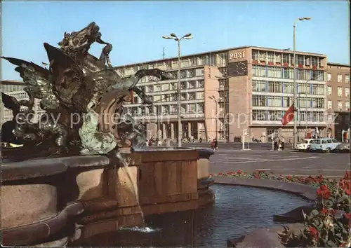 Leipzig Messestadt Hauptpostamt Karl Marx Platz  Kat. Leipzig