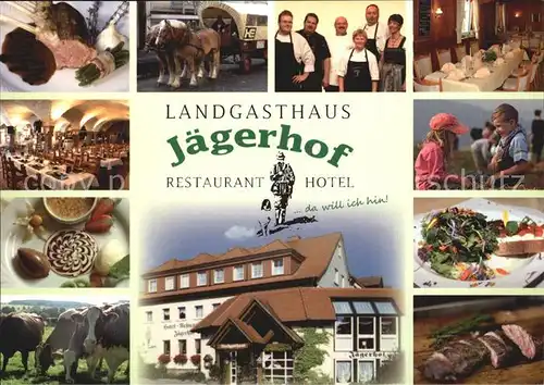 Maar Landgasthaus Jaegerhof Restaurant Hotel Kat. Lauterbach (Hessen)