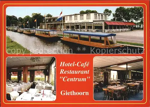 Giethoorn Hotel Cafe Restaurant Centrum  Kat. Steenwijkerland