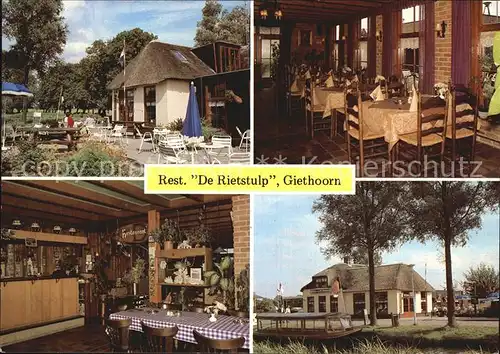 Giethoorn Restaurant De Rietstulp Kat. Steenwijkerland