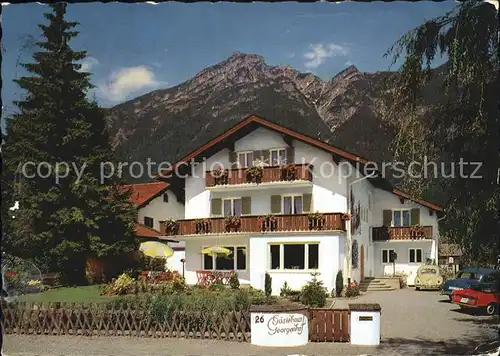 Garmisch Partenkirchen Gaestehaus Georgenhof  Kat. Garmisch Partenkirchen