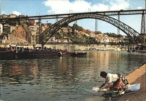 Portugal Porto Hafen Luis e rio Douro Kat. Portugal