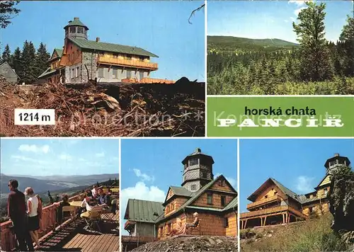 Sumava Boehmerwald Horska chata Pancir Kat. Tschechische Republik