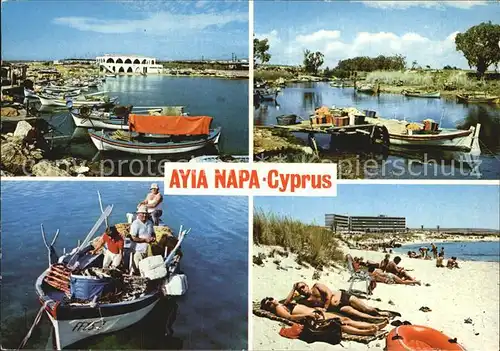 Ayia Napa Agia Napa Strand Hafen Boote Kat. Zypern cyprus