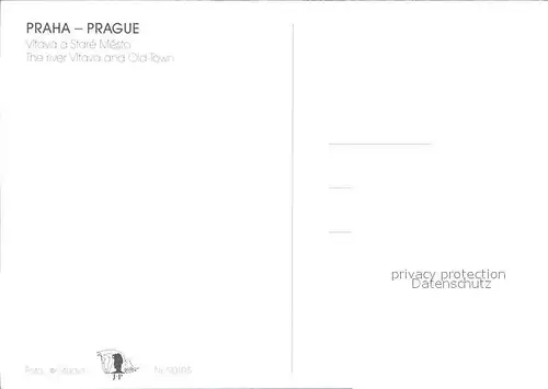 Praha Prahy Prague Fliegeraufnahme Alststadt mit Vitava  Kat. Praha