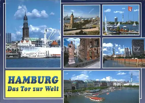 Hamburg Hafen Elbtunnel Alster Kat. Hamburg