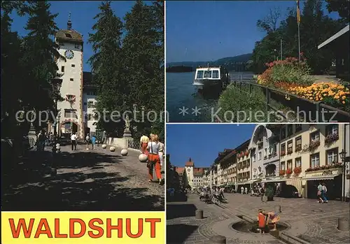 Waldshut Tiengen Stadttor Rheinpartie