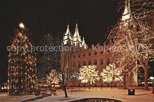 Salt Lake City Christmas Time on Temple Square Kat. Salt Lake City