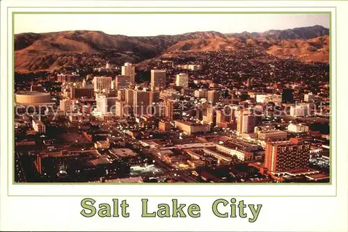 Salt Lake City Fliegeraufnahme Kat. Salt Lake City