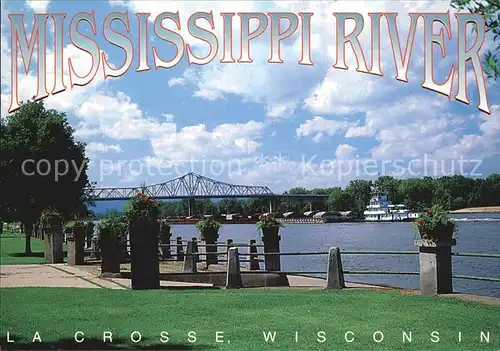 La Crosse Wisconsin Mississippi River Kat. La Crosse