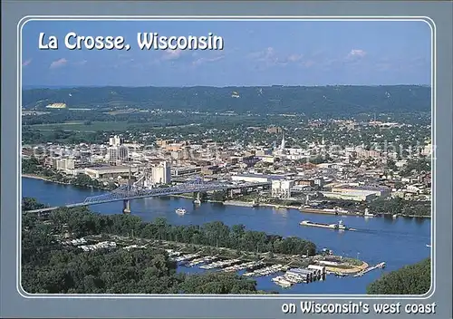 La Crosse Wisconsin Mississippi River Kat. La Crosse