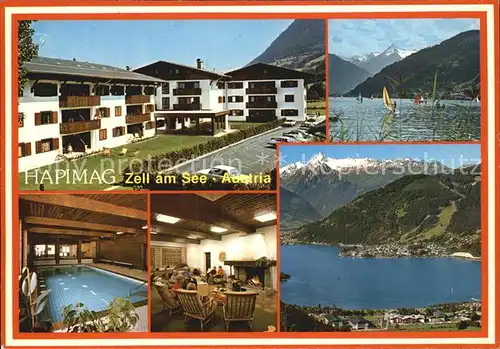 Zell See Ferienanlage Hapimag Hallenbad Aufenthaltsraum Seepanorama Kat. Zell am See