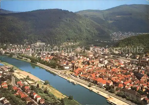 Eberbach Neckar Fliegeraufnahme Kat. Eberbach