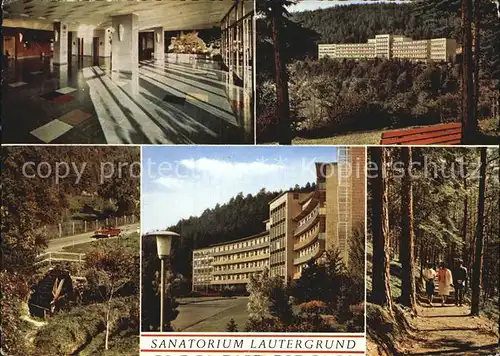 Schwabthal Sanatorium Lautergrund Halle Wasserrad Waldweg Kat. Bad Staffelstein