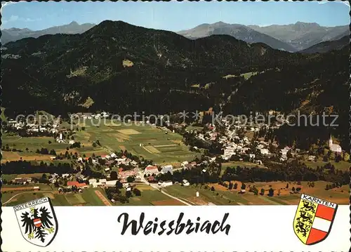 Weissbriach Fliegeraufnahme Kat. Weissbriach Gitschtal Kaernten