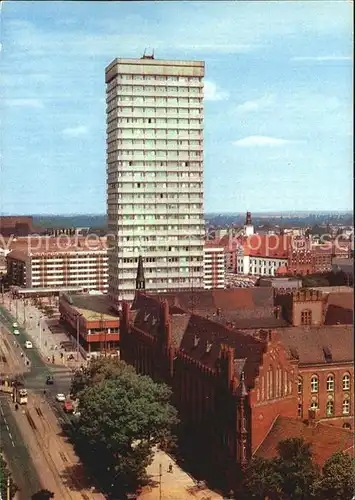 Frankfurt Oder Blick vom Hochhaus Gubener Strasse Kat. Frankfurt Oder