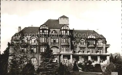 Bad Godesberg Sanatorium Schloss Rheinblick Kat. Bonn
