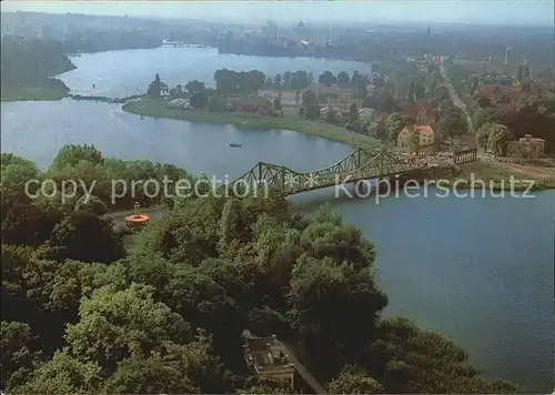 Berlin Glienicker Bruecke Fliegeraufnahme Kat. Berlin