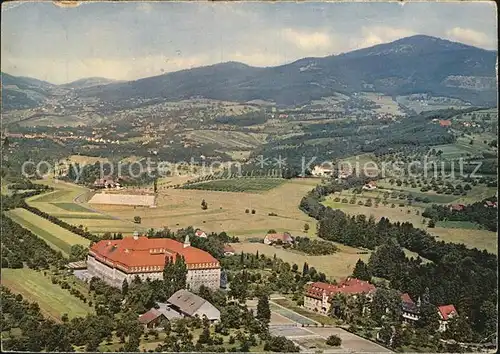 Obersasbach Mutterhaus Sanatorium Erlenbad Fliegeraufnahme Kat. Sasbach