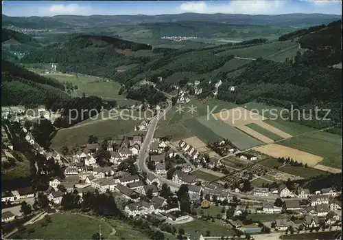 Oberkirchen Sauerland Fliegeraufnahme Kat. Schmallenberg