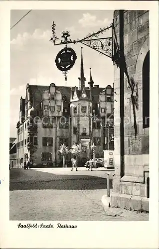 Saalfeld Saale Rathaus Kat. Saalfeld