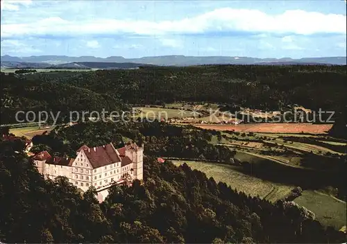 Horb Neckar Schloss Weitenburg Fliegeraufnahme Kat. Horb am Neckar