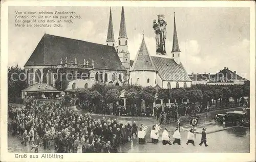 Altoetting Kirchenpartie Kat. Altoetting