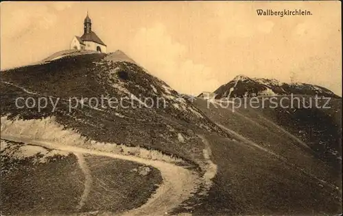 Wallberghaus Kirchlein Kat. Rottach Egern