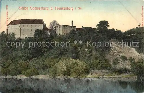 Frankenberg Sachsen Schloss Sachsenburg Kat. Frankenberg Sachsen