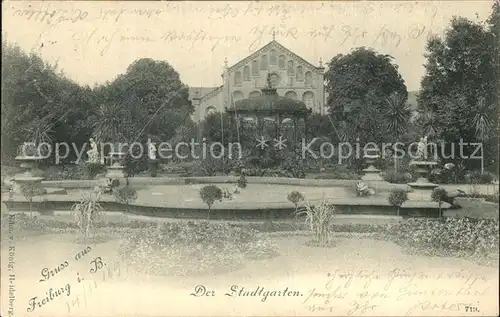 Freiburg Breisgau Stadtgarten Kat. Freiburg im Breisgau