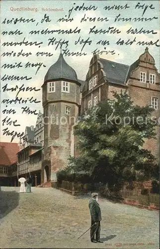 Quedlinburg Schlosshof Kat. Quedlinburg