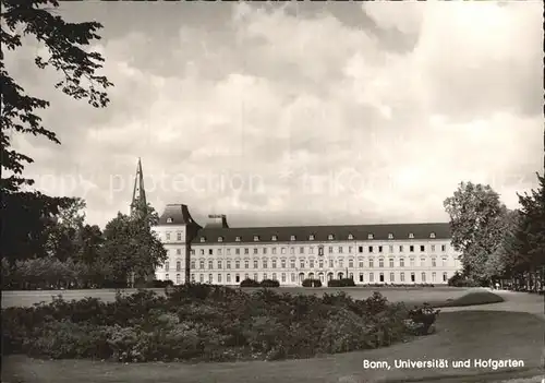 Bonn Rhein Universitaet und Hofgarten Kat. Bonn