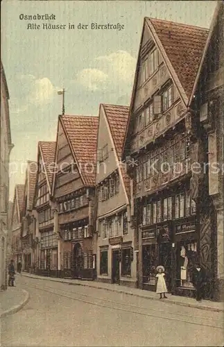 Osnabrueck Bierstrasse alte Haeuser Kat. Osnabrueck