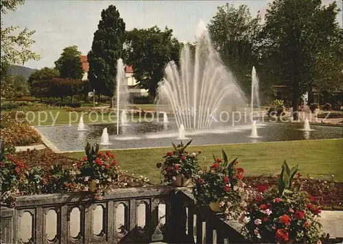 Bad Kissingen Rosengarten Wasserspiele Kat. Bad Kissingen