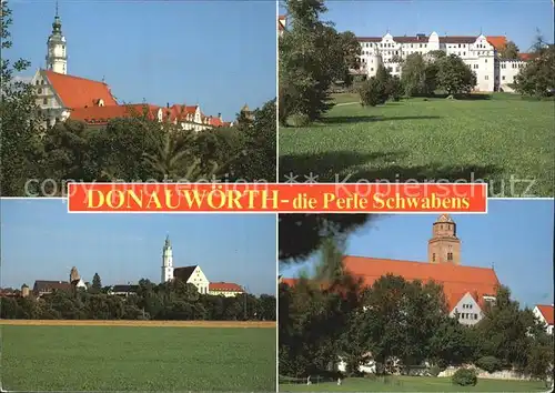 Donauwoerth Kirche Schloss Park Kat. Donauwoerth