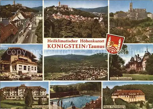 Koenigstein Taunus Hotel Sonnenhof Taunusheim Kurhaus Kat. Koenigstein im Taunus