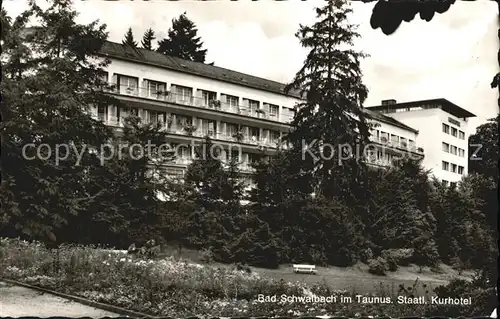 Bad Schwalbach Staatliches Kurhotel Kat. Bad Schwalbach