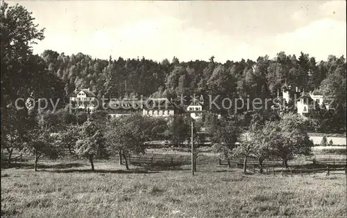 Rathen Saechsische Schweiz Diakonie Heime Friedensburg und Felsengrund Kat. Rathen Sachsen