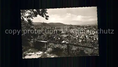 Weinheim Bergstrasse Blick vom Bluetenweg Kat. Weinheim