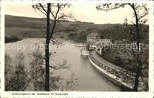 Attendorn Listertalsperre Kat. Attendorn