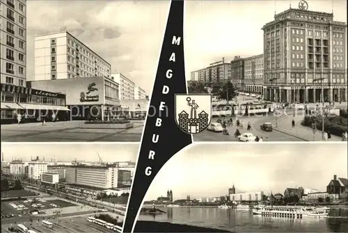 Magdeburg Karl Marx Str Wilh Pieck Allee Interhotel International Elbepartie Kat. Magdeburg