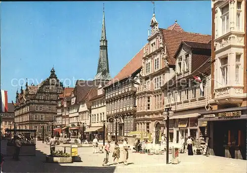 Hameln Weser Osterstrasse Hochzeitshaus Marktkirche Stiftsherrenhaus Museum