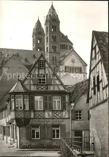 Speyer Rhein Nikolausgasse Gasthaus zum Halbmond Kat. Speyer
