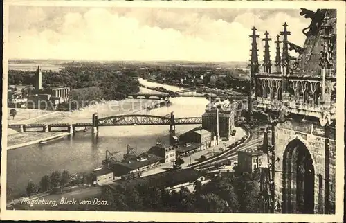 Magdeburg Blick vom Dom Kat. Magdeburg