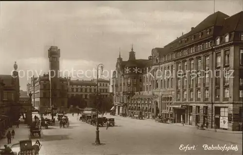 Erfurt Bahnhofsplatz Kat. Erfurt